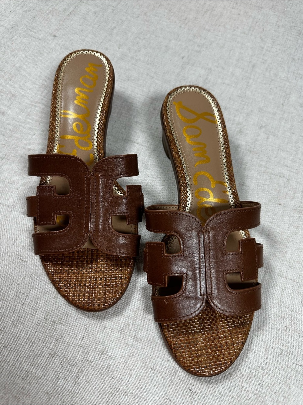 Sam Edelman Illie Logo Strap Sandals Size 6